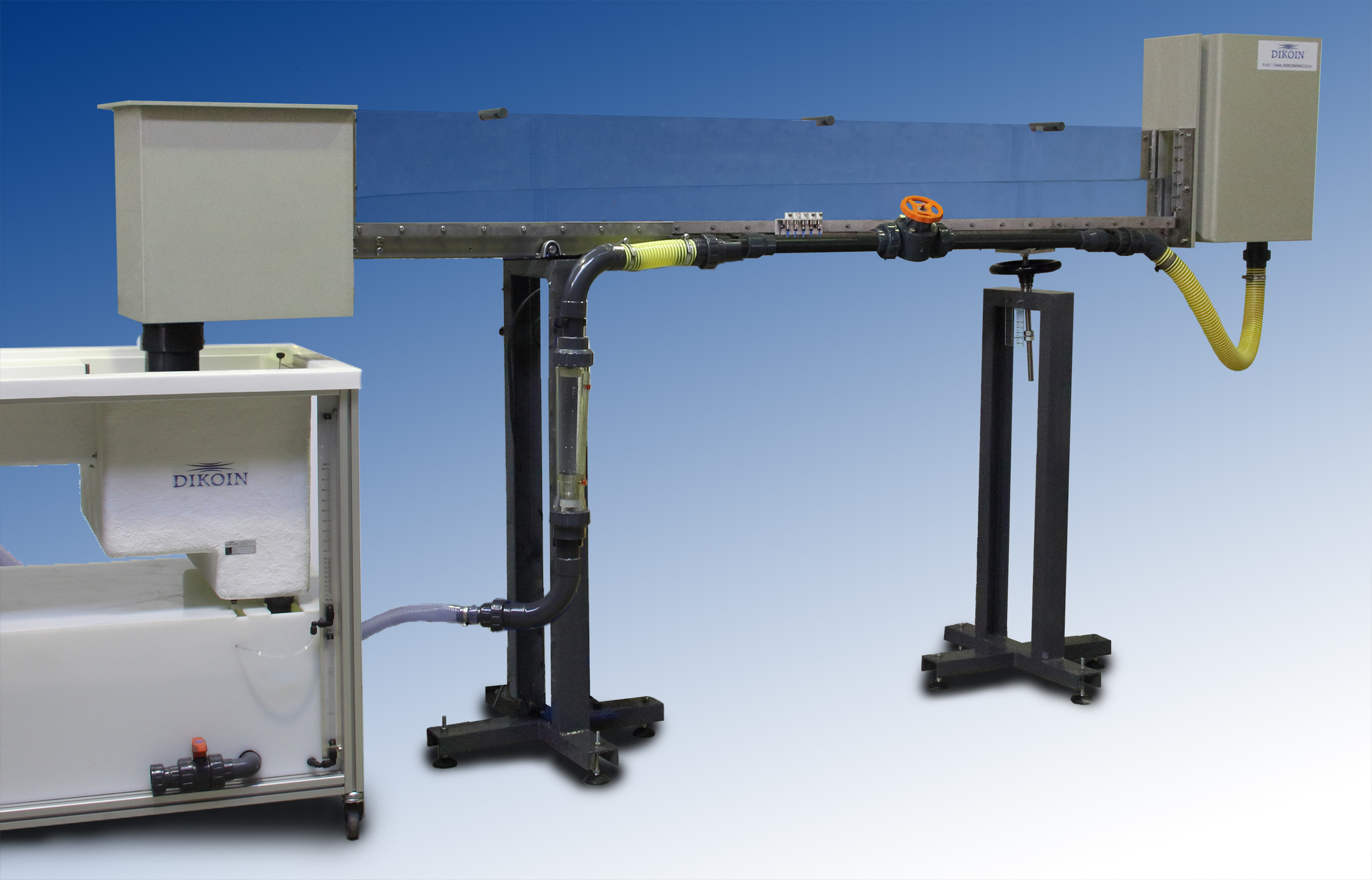 FL 05.5 2.5m Flume for Hydraulic Bench · DIKOIN